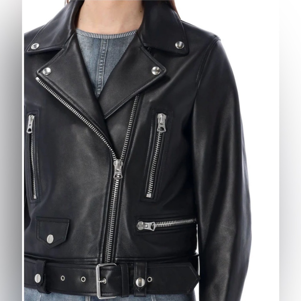 ACNE STUDIOS Biker Leather Jacket